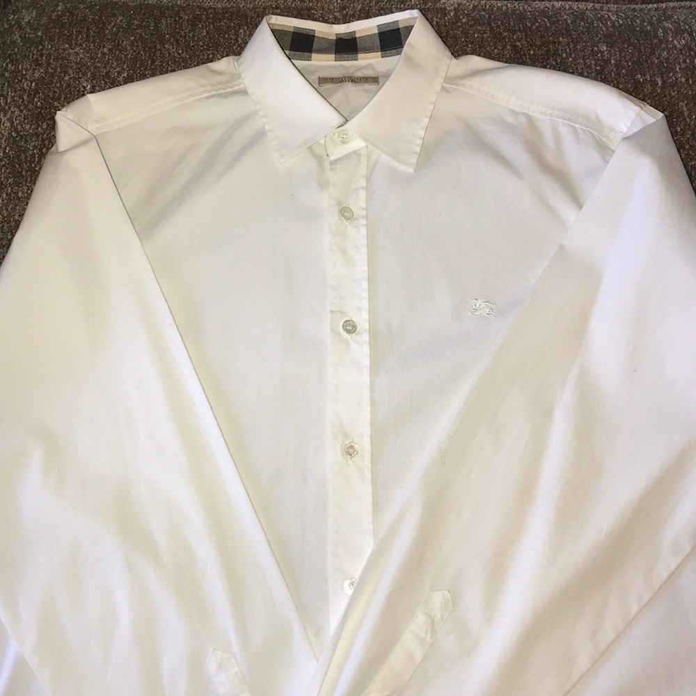 Burberry Long sleeve Stretch Cotton Poplin Shirt L